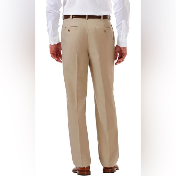 NWT Haggar Men's Cool 18 Pro Classic Fit Pleat Front Pant Size 32x30 - Picture 3 of 8
